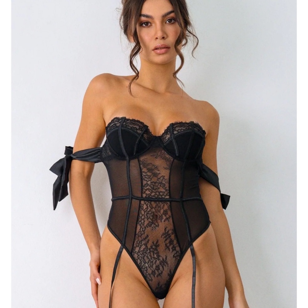 Black Lace Bodysuit